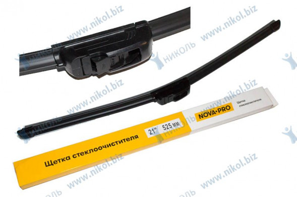 Щетка ст/оч бескаркасная 21&quot; 525мм NOVA-PRO