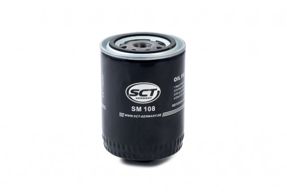 Фильтр масляный SCT SM 108-VW G3/PASSAT/LT/TRANSPORTER III/AUDI 80/100/A6 1.3D-2.5D