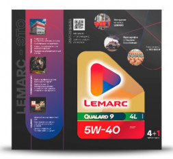 Масло мотор.  5W40 LEMARC QUALARD 9  SN/CF A3/B4  4л + 1л 1*1шт