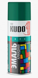 KUDO Эмаль универсальная Зеленая Глянцевая KU-10081 (1*12шт)