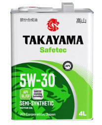 Масло мотор.  5W30 TAKAYAMA  Safetec SL/CF (4л) 1*4шт