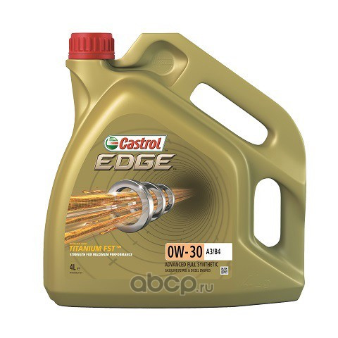 Масло мотор.  0W30 Castrol Edge А3/В4 (4л)