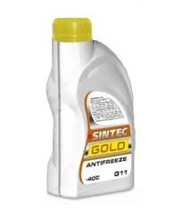 Антифриз A-40 Sintec GOLD G12+ (жёлтый) (1 кг) 1*15шт