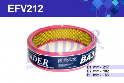 EFV212 Фильтр Raider воздуш. круглый,(Аналог SNF-2101-B) ВАЗ 2105-2121 (1*40 шт.)
