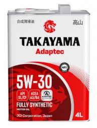 Масло мотор.  5W30 TAKAYAMA  Adaptec A3/B4 SL/CF  4л (1*4шт)