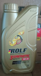 Масло мотор. ROLF 3-SYNTHETIC SAE 5W30 ACEA C3 ПЛАСТИК 1л (1*12шт)