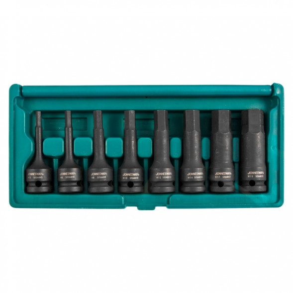 S06A408S Набор ударных головок &quot;TORX&quot; 1/2DR&quot;Т30- T80 78мм, 8 предметов (048206)