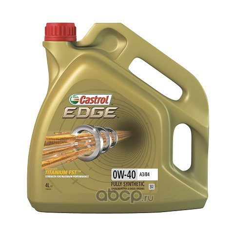 Масло мотор. Castrol Edge 0W40 А3/В4 4л (1*4шт)