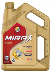 Масло мотор.   5W40 MIRAX MX9 A3/B4  SP  (4л) 1*4шт