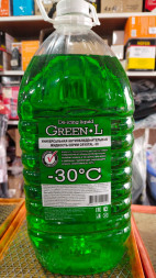 Жидкость универсальная антиобледенительная CRYSTAL G-L 20%  (-30С) 4.6л. ЗЕЛЕНАЯ