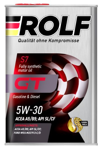 Масло мотор.  5W30 ROLF GT A5/B5 SL/CF (4л) 1*4шт