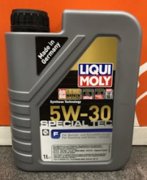 Масло мотор.  5W30 Liqui Moly Special Tec F SL A5/B5 пластик (1 л.) 1*6 шт. (8063/3852)