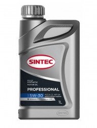 Масло мотор.  5W30 SINTEC PROFESSIONAL  C3  SN   (1л) 1*12шт