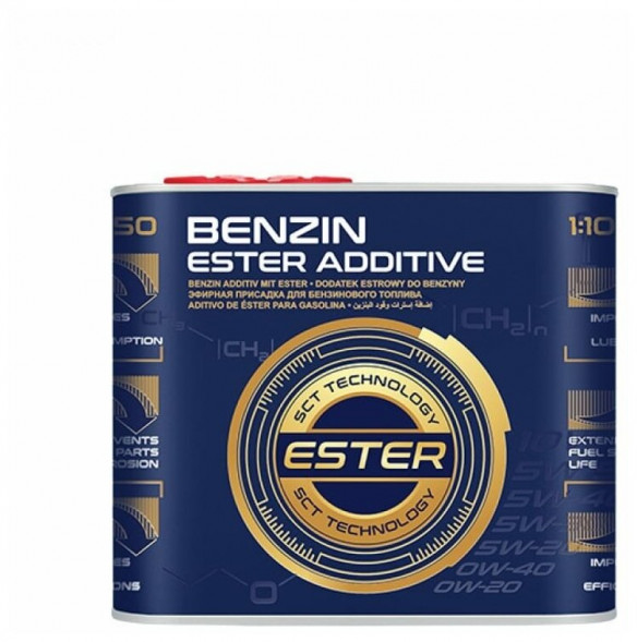 9950 MANNOL BENZIN ESTER ADDITIVE 250 мл. Эфирная присадка для топлива