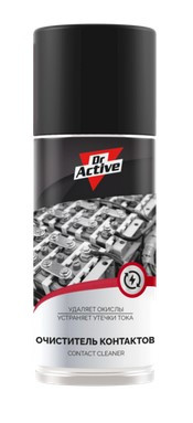 Sintec Очиститель контактов Contact Cleaner Dr.Active  210мл аэрозоль 1*12шт