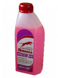 Антифриз A-40 SIBIRIA G12+ (КРАСНЫЙ) 1кг (1*12шт)