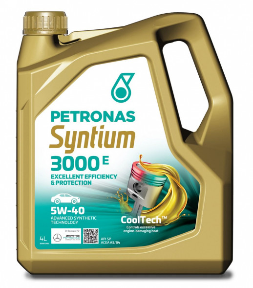 Масло мотор. 5W40 PETRONAS SYNTIUM 3000 E SP, A3/B4 4л (1*4шт)