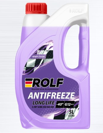 Антифриз ROLF G12++ Violet -40 5л (1*4шт)