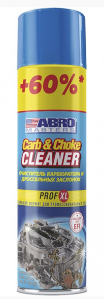 Очиститель карбюратора ABRO Masters PROF XL +60% (750 мл.) 1*12 шт. (CC120RW)