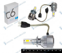 Лампа светодиод Н7 12-24V 6500K 3800 Lm в кор. (кт=2шт) с кулером