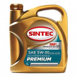 Масло мотор. SINTEC PREMIUM SAE 5W30 API SN C3 4л (1*4шт)