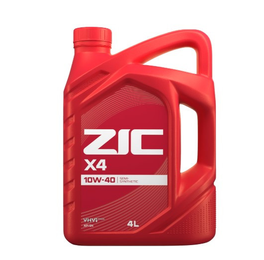 Масло мотор. 10W40 ZIC X4 SN пластик (4 л.) 1*4 шт.