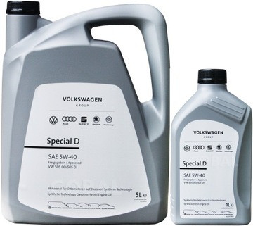Масло мотор. 5W40 VAG &quot;SPECIAL D&quot; 502.00/505.01 ДИЗЕЛЬ  (1л) 1*12 шт