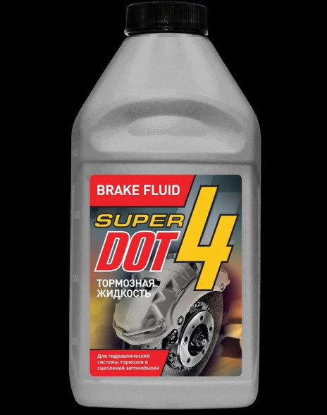 Жидкость торм. ДОТ 4, в п/э бут. 0,440 кг (25шт)