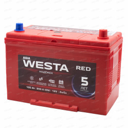 Аккумулятор 6ст-100 Westa Red ASIA (п.п. 850А) 304*173*220