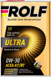 Масло мотор. 0W30 ROLF ULTRA  A7/B7 SP (4л)  1*4шт