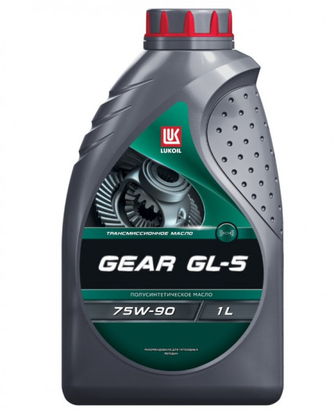 Масло трансм. 75W90 GEAR ЛУКОЙЛ GL-5 (1л) 1*12шт