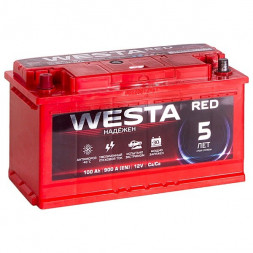 Аккумулятор 6ст-100 Westa Red (п.т. 900А) Евро