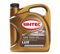 Масло мотор. 10W40 SINTEC LUXE SAE 10W40 АКЦИЯ API SL/CF (4л) 1*4шт