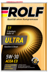 Масло мотор. 5W30 ROLF ULTRA C3 SN/CF  (4л) 1*4шт
