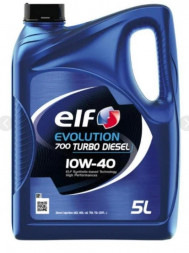 Масло мотор. 10W40 ELF Evolution 700 Turbo Diesel API SN/CF ACEA A3/B4 пластик (5 л.) 1*3 шт.