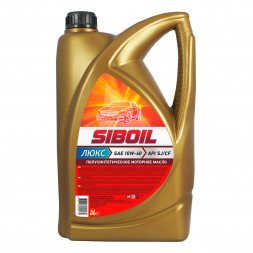 Масло мотор. 10W40 Siboil Люкс  (5л) 1*3шт