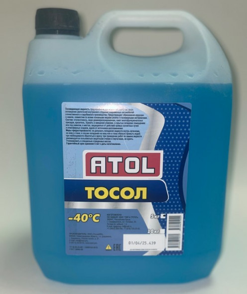 Тосол A-40 ATOL  (5 кг) 1*3шт