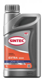 Масло мотор. 20W50 SINTEC Eхtra 2000 (1л) 1*12шт