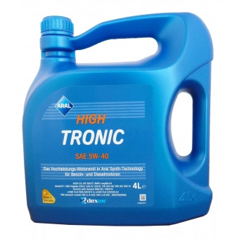 Масло мотор. 5W40 Aral High Tronic (4л)