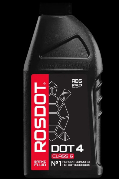 Жидкость торм. ROSDOT 6  в п/э бут. 0,455 кг (25шт)