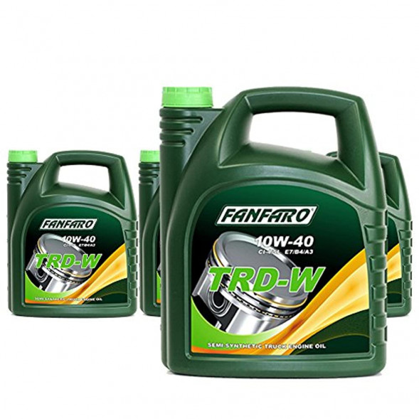 Масло мотор. полусинт. Fanfaro TRD-W SAE 10W40 API CI-4/CH-4/CG-4/CF-4/SL  5л 1*4шт