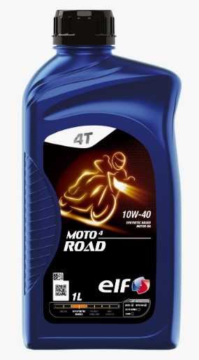 Масло мотор. 10W40 ELF MOTO 4 ROAD API SJ JASO MA-2 пластик (1 л.) 1*12 шт.